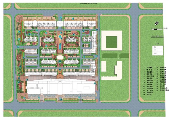 內蒙赤峰平莊新天地景觀深化方案設計